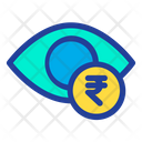Dollar Eye Eye Rupees Icon