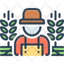 Rural Country Man Predial Icon