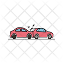 Rush Driving Speed Accident Car Icon