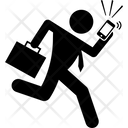 Rushing Rush Business Icon