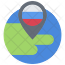 Russian Map Icon
