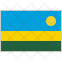 Rwanda Flag Country Icon