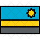 Rwanda Flag Country Icon