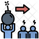 Sabotaging Stress Agitate Icon