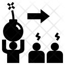 Sabotaging Stress Agitate Icon