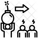 Sabotaging Stress Agitate Icon