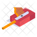 Sacapuntas Papeleria Lapiz Icono