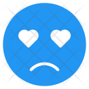 Sad Love Face Icon