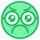 Sad And Angry Icon