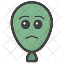 Sad Balloon Balloon Face Emoticon Icon