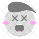 Grey Emot Emoticon Icon