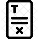 Sad Note  Icon
