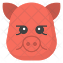 Sad Pig Face Emoji Emoticon Icon