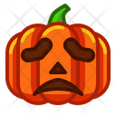 Sad Pumpkin Icon