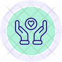 Sadaqah Charity Line Icon Icon
