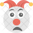 Clown Emoji Jester Icon