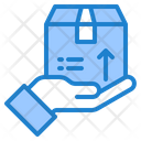 Safe Delivery Hand Hand Shipping Icon