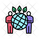 Safe Planet People Safe Icon