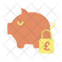 Msafe Lock Money Safe Pound Savings Secure Savings Icon