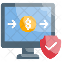 Safe Transfer Bank Check Foreign Exchange Icon