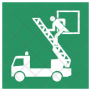 Safety Fireman Stair Icon