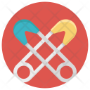 Safety Pin Brooch Icon