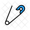 Safetypin Needle Clip Icon