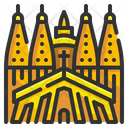 Sagrada Familia Spain Barcelona Icon