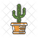 Saguaro Cactus In Pot Icon