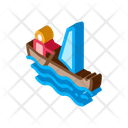 Boat Canoe Water Icon