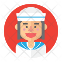 Sailor Girl Woman Icon
