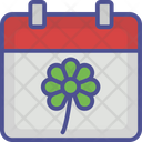 Saint Flower On Calendar Icon