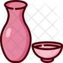 Sake Drinking Bottle Icon