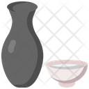 Sake Drinking Bottle Icon