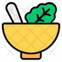 Salad Bowl Healthy Diet Mix Vegetables Icon