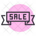 Sale Shopping Ribbon Icon