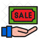 Sale Hand Money Icon
