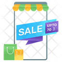 Sale Banner Mcommerce Shopping Sale Icon
