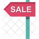 Sale Signpost Sale Guidepost Icon