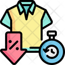 Sale Time Promotion Tshirt Icon