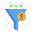 Sales Pipeline Filter Funnel Icon