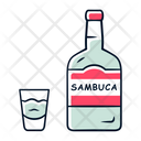 Sambuca Bottle Shot Icon