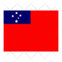 Samoa Flag Flags Icon