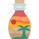 Sand Art Bottle Icon
