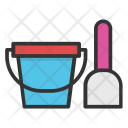 Bucket And Spade Icon