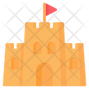 Sand Castle Castles Icon
