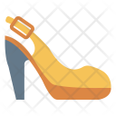 Sandal Heel Footwear Icon