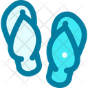 Sandals Beach Slippers Icon