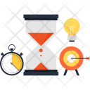 Sandglass Hourglass Target Icon