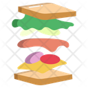Sandwich Fast Food Breakfast Icon